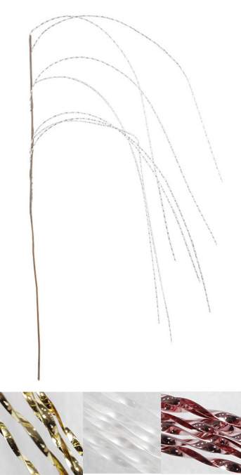 Ветка спиралька люрекс 110см